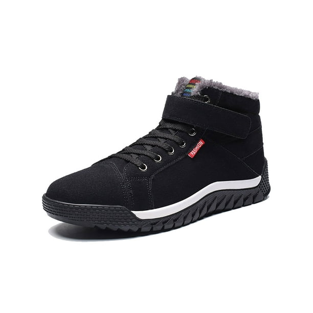 Men's Casual Winter Warm Fur Lined Sneakers Boots Hiking Walking Athletic Shoes Men's Casual Winter Warm Fur Lined Sneakers Boots Hiking Walking Athletic Shoes
